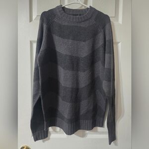 686 Wool Blend Striped Crewneck Sweater, Lightweight, Men's Size Small, Unisex.